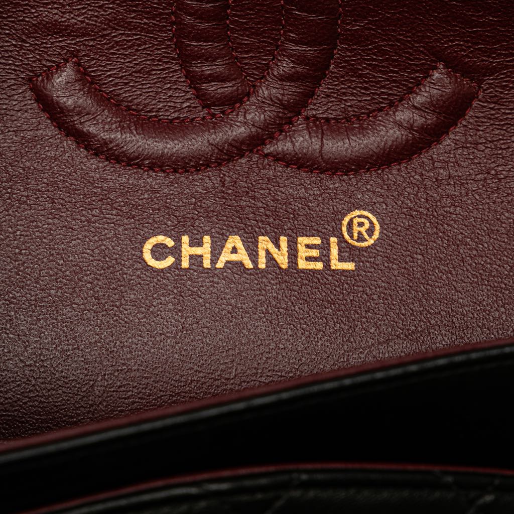 Chanel Medium Classic Lambskin Double Flap - Side view