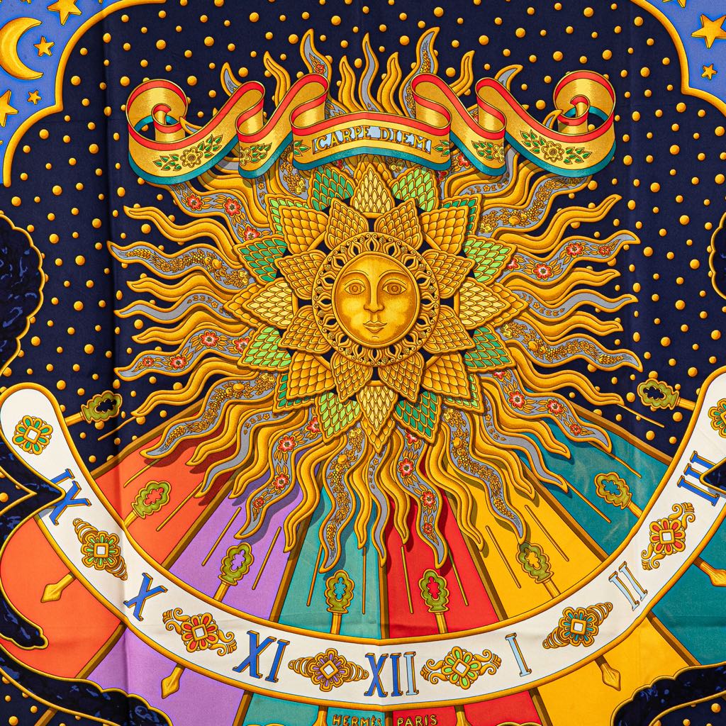 Hermès Carpe Diem Silk Scarf - 2