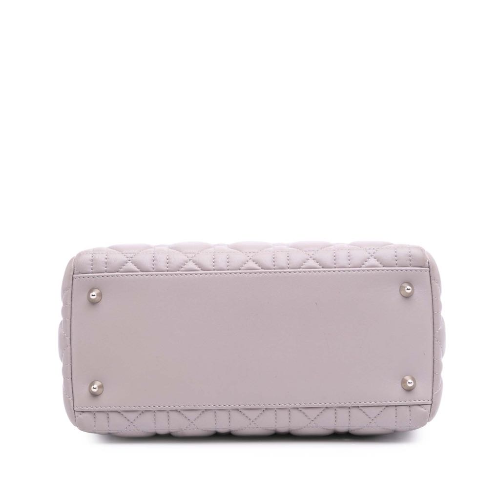 Dior Medium Lambskin Cannage Lady Dior - 3