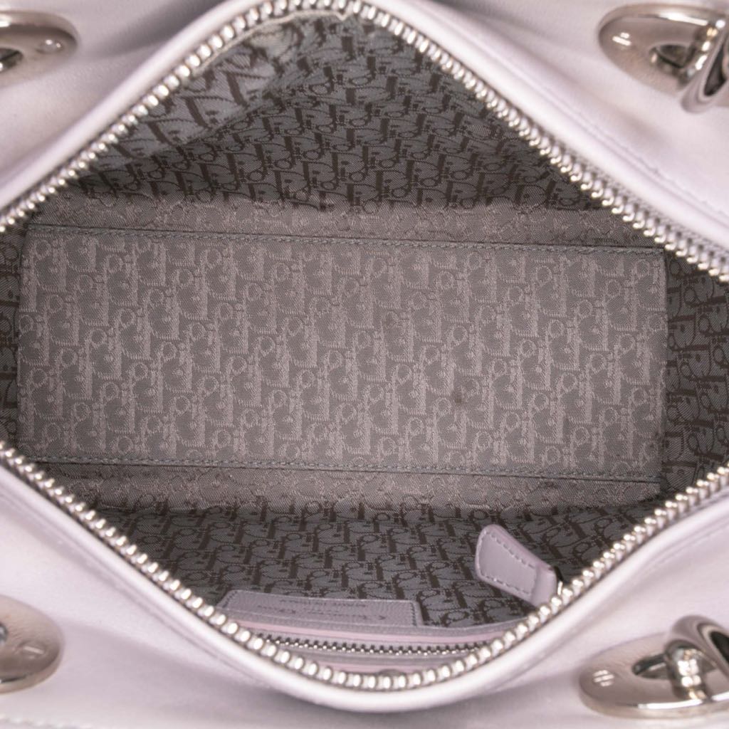 Dior Medium Lambskin Cannage Lady Dior - 4