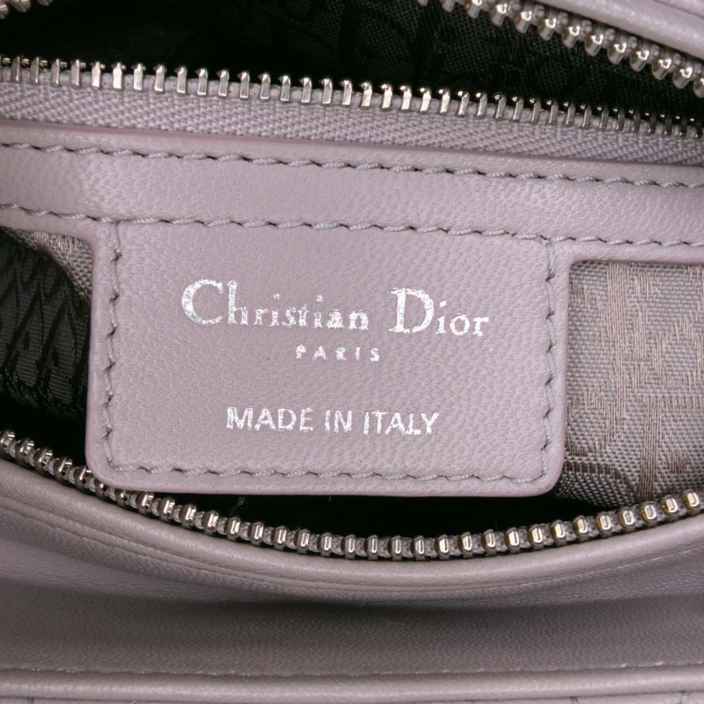 Dior Medium Lambskin Cannage Lady Dior - 5