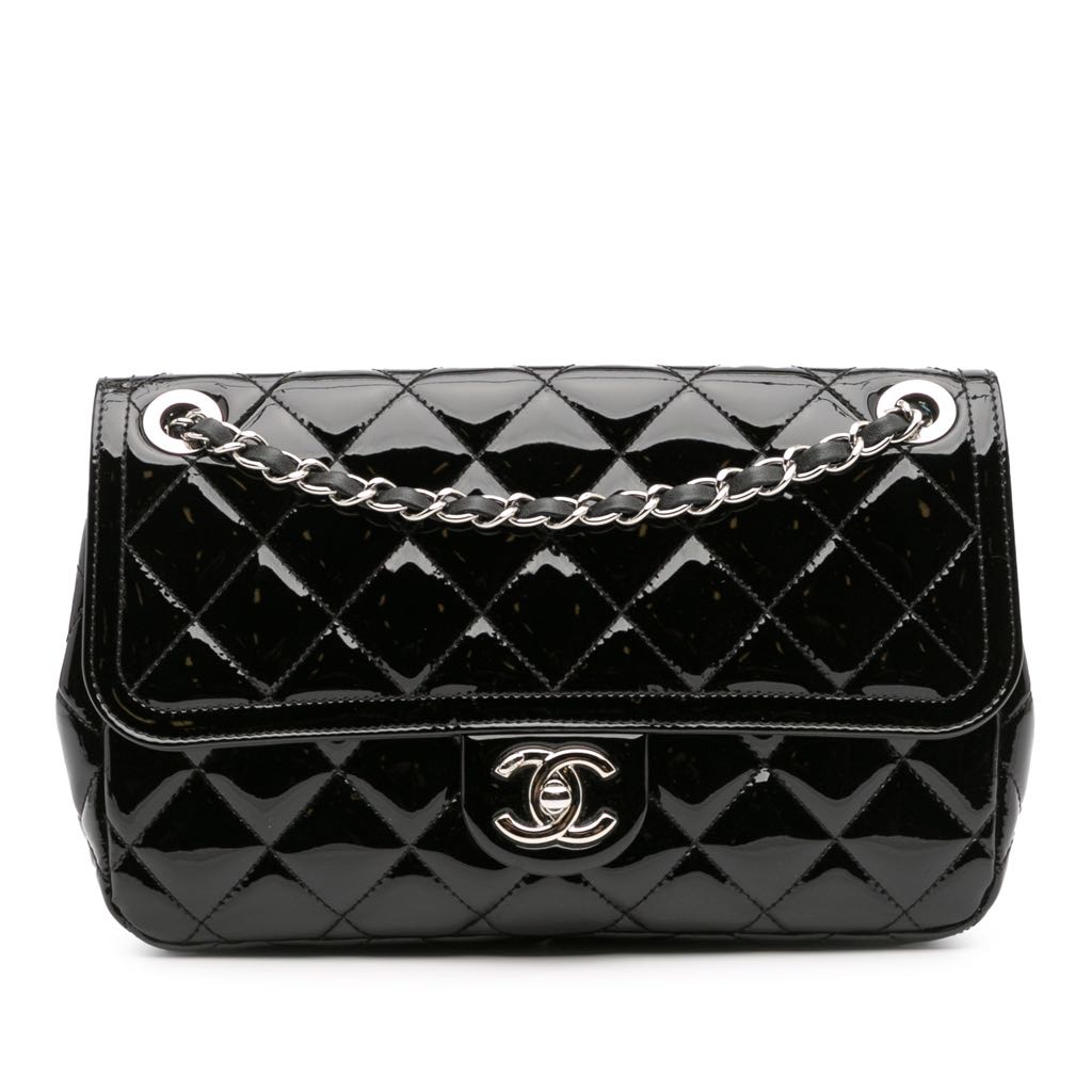 Chanel Medium Patent Coco Shine Flap