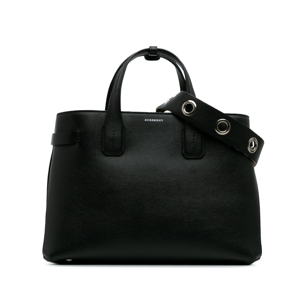 Burberry Medium Leather Banner Satchel