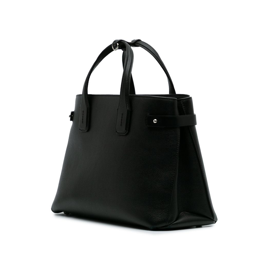 Burberry Medium Leather Banner Satchel - 2