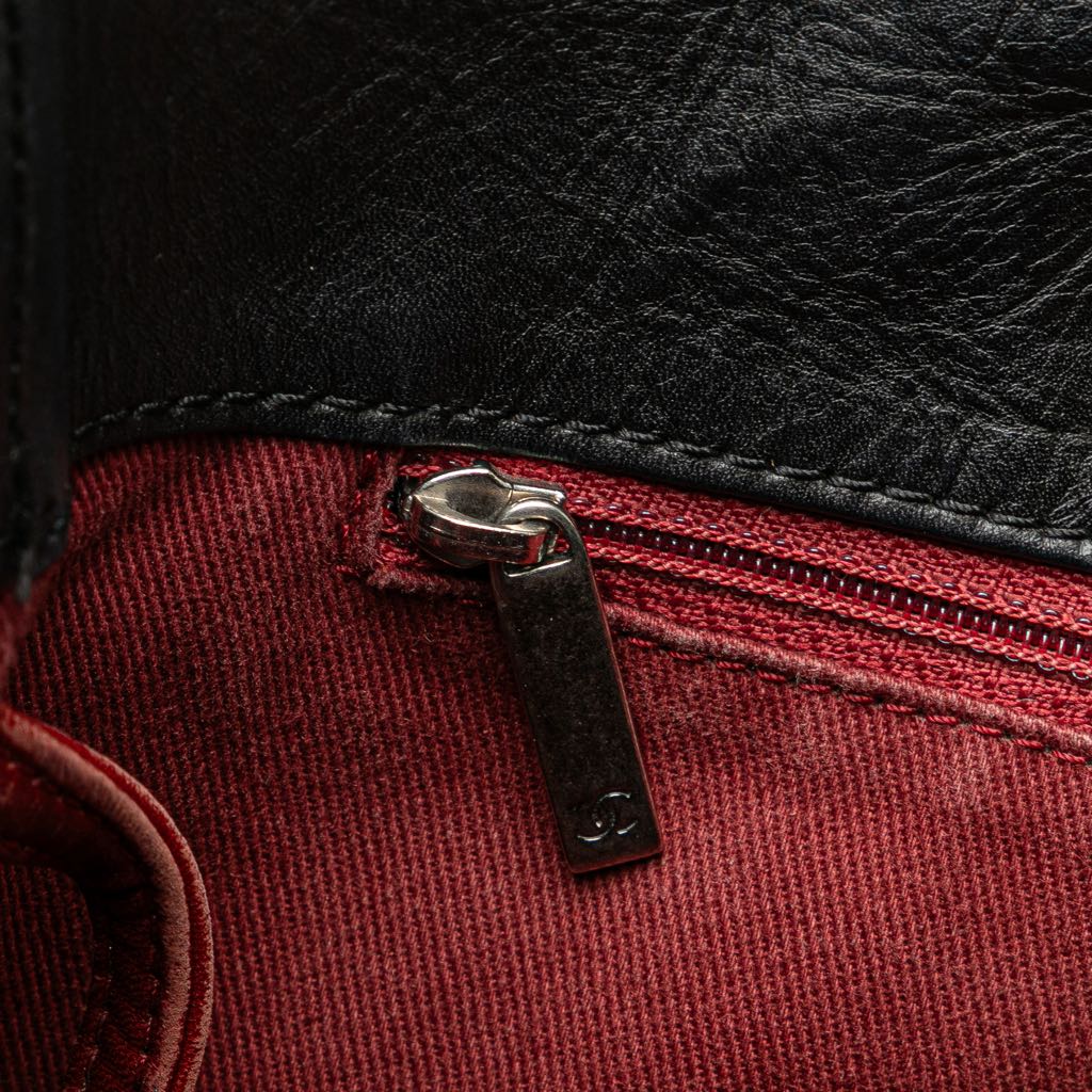 Chanel Distressed Calfskin Shopping In Moscow Tote - Detail 2