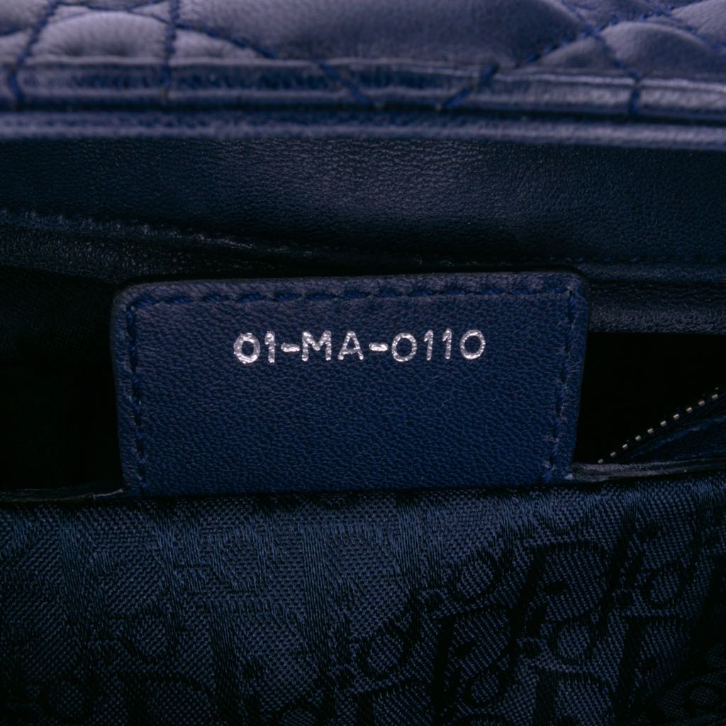 Dior Large Lambskin Cannage Lady Dior - Detail 1