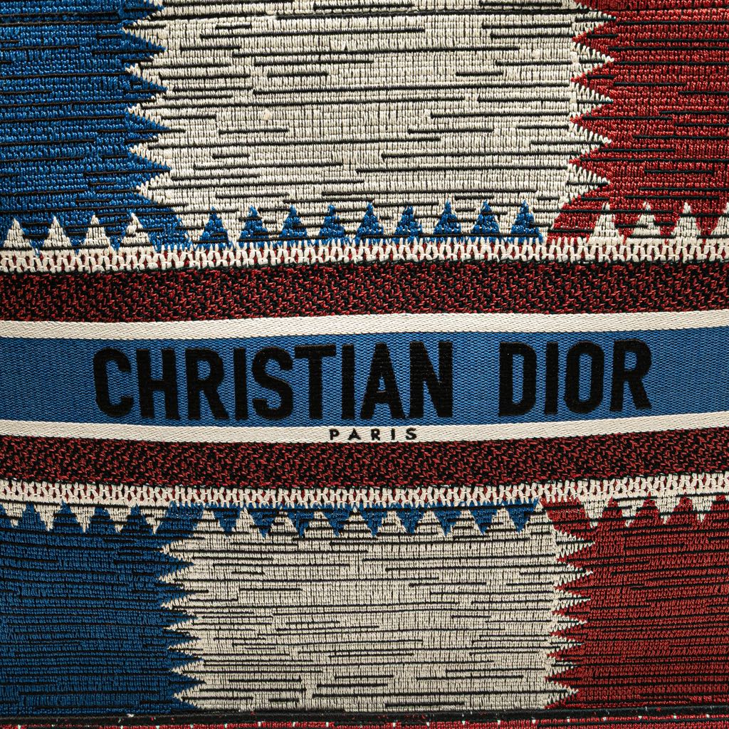 Dior Large Canvas French Flag Book Tote - Detail 2