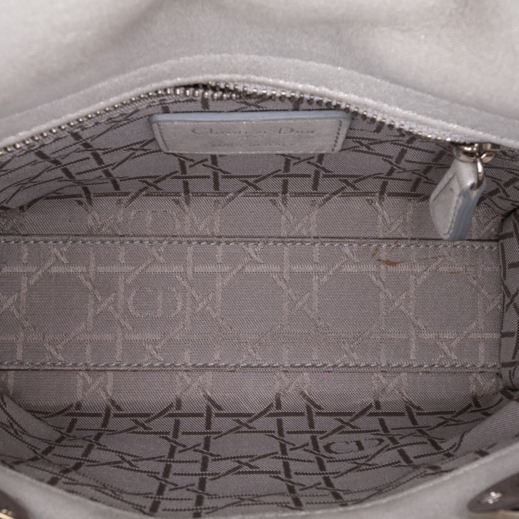 Dior Mini Iridescent Lambskin Cannage Lady Dior - 4