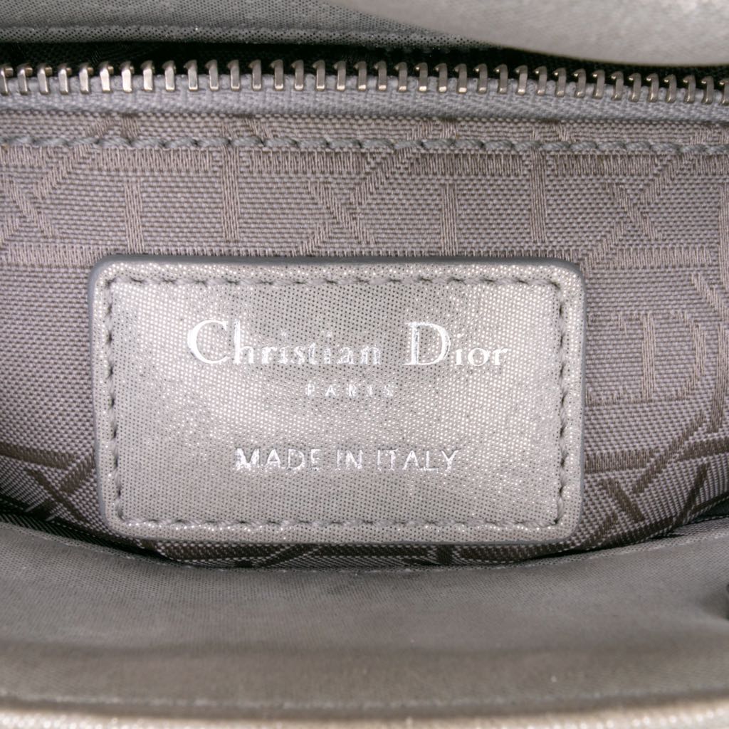 Dior Mini Iridescent Lambskin Cannage Lady Dior - 5