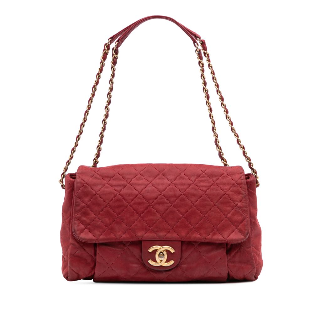 Chanel Large Aged Calfskin Chic Quilt Flap