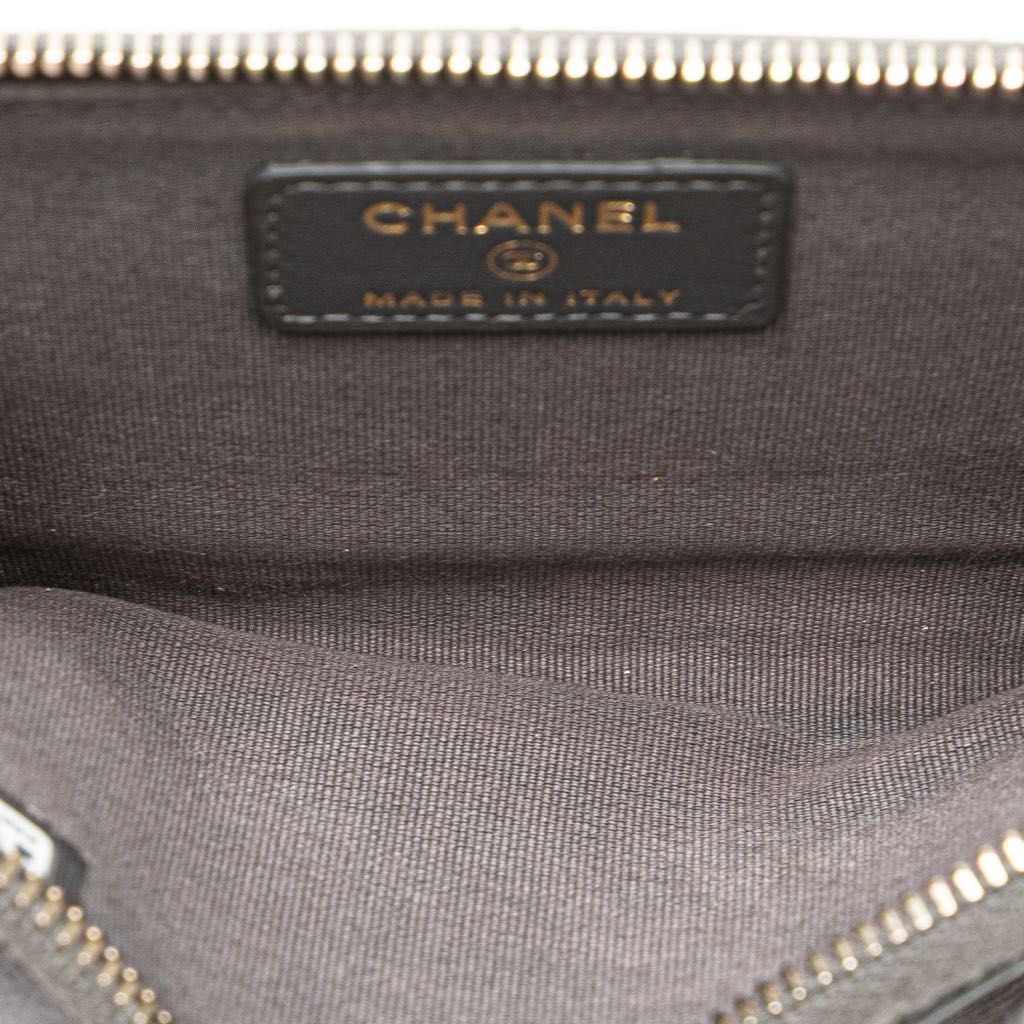 Chanel CC Quilted Lambskin Zip Around Card Holder - 4