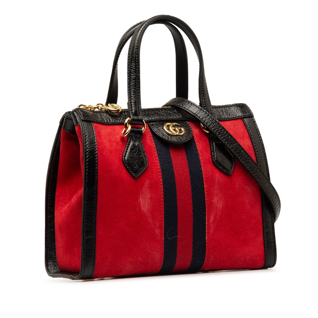 Gucci Small Suede Ophidia Satchel - 2