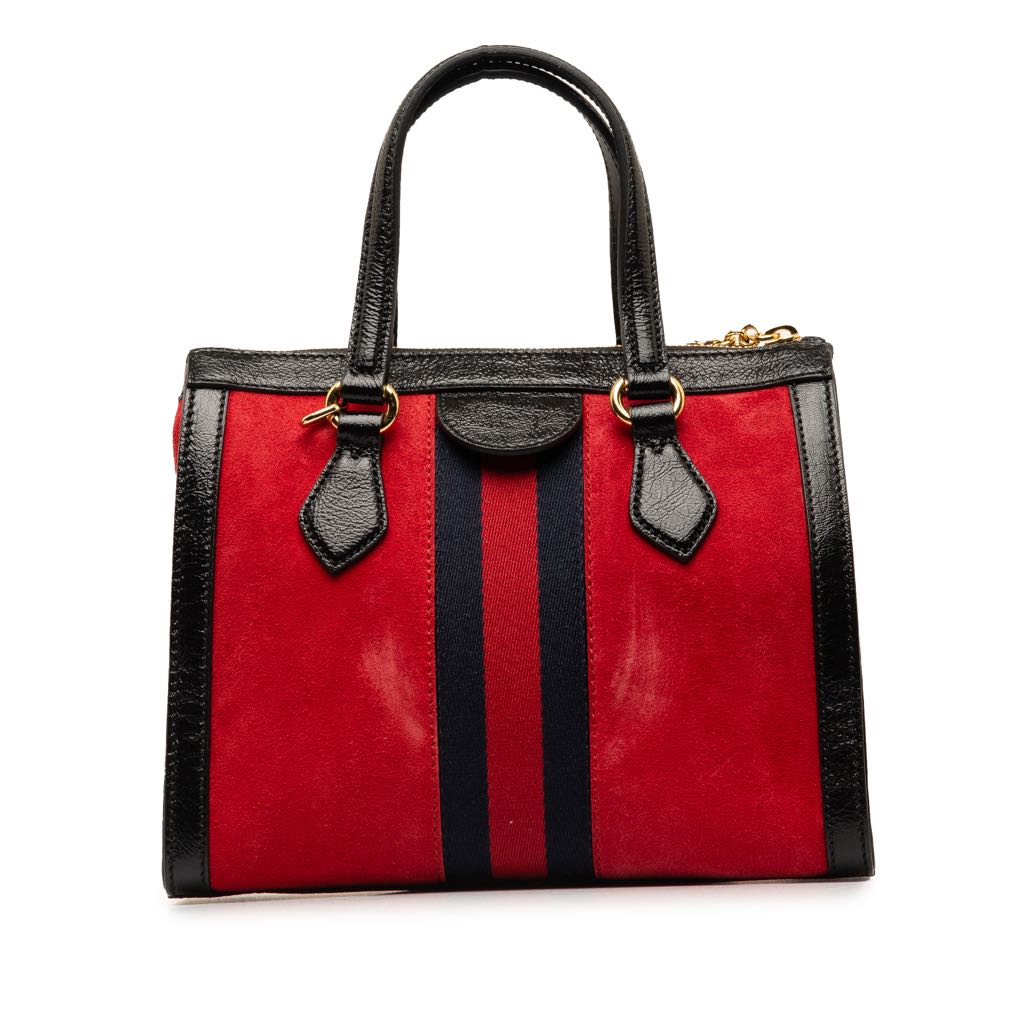 Gucci Small Suede Ophidia Satchel - 3