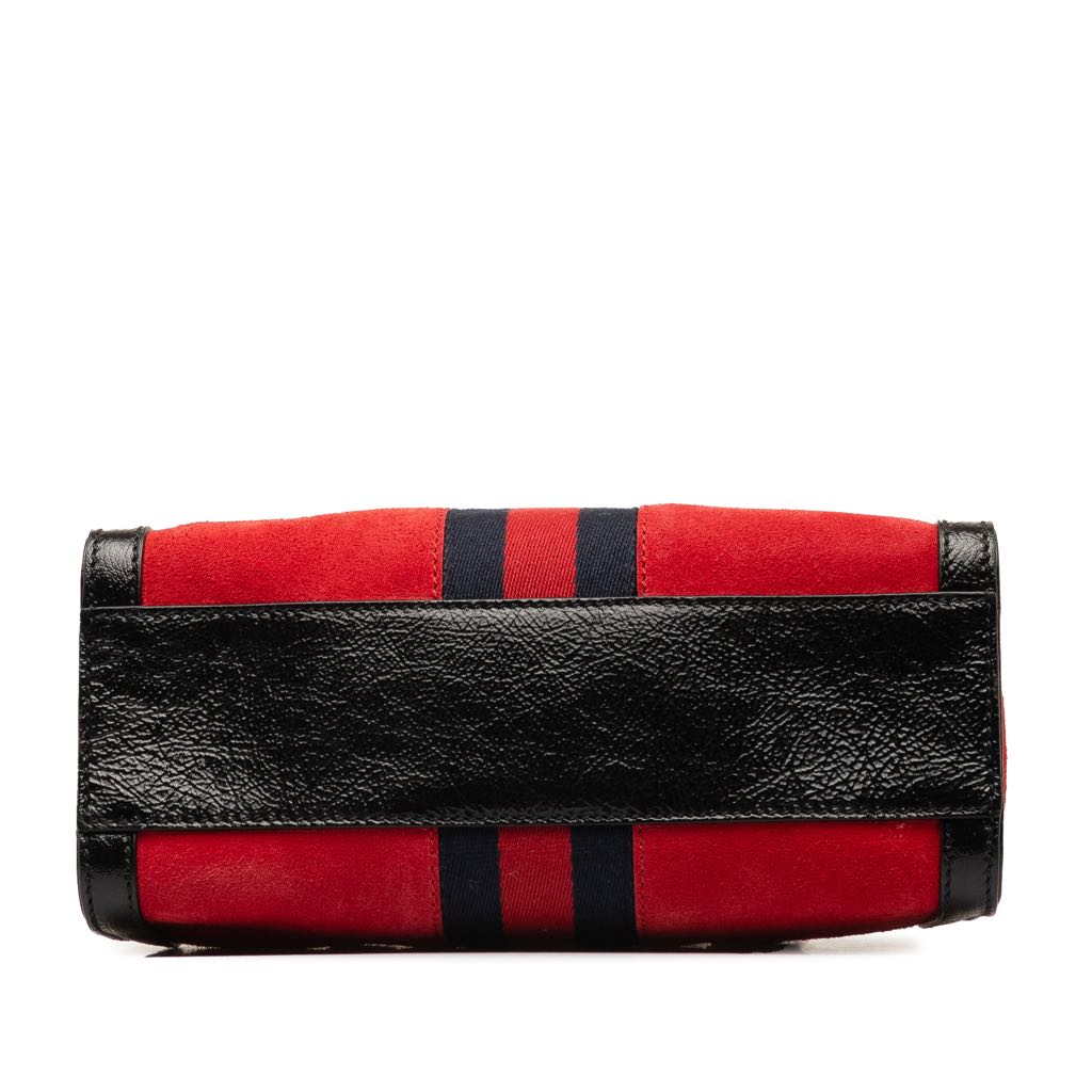 Gucci Small Suede Ophidia Satchel - 4