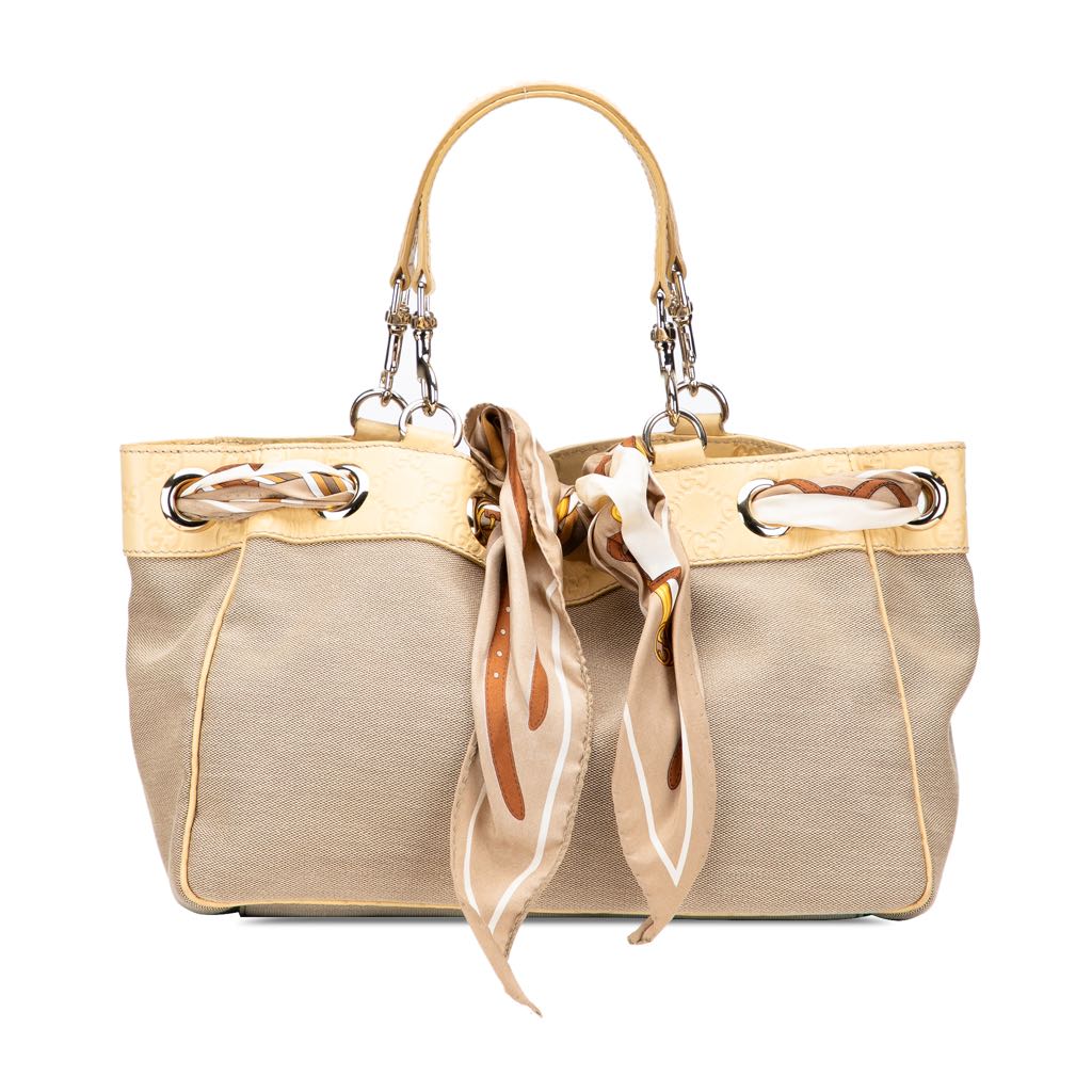 Gucci Medium Canvas Positano Tote