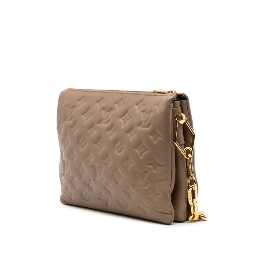 Louis Vuitton Monogram Embossed Puffy Lambskin Coussin PM - 2