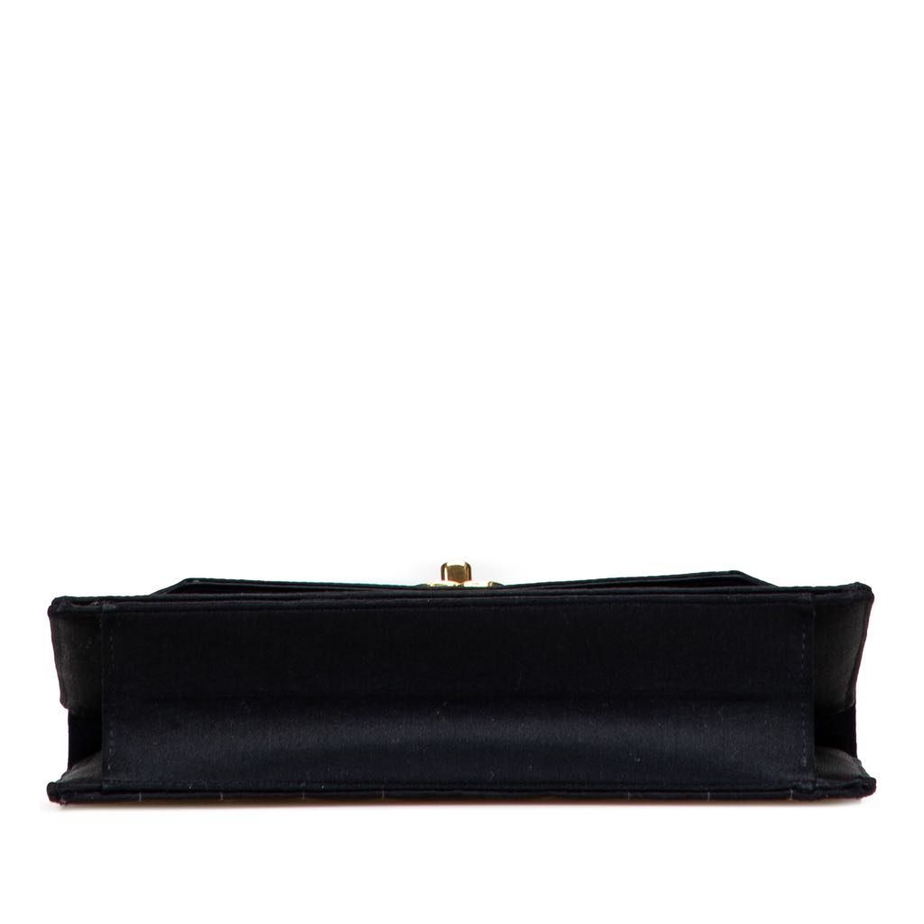 Chanel CC Satin Flap Clutch - 3