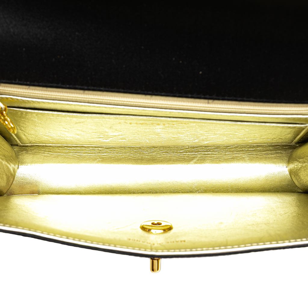 Chanel CC Satin Flap Clutch - 4