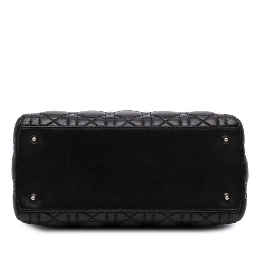 Dior Medium Lambskin Cannage Lady Dior - 3