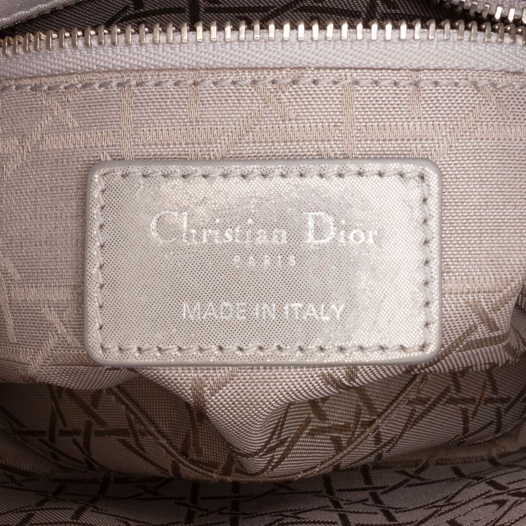 Dior Mini Iridescent Lambskin Cannage Lady Dior - 5