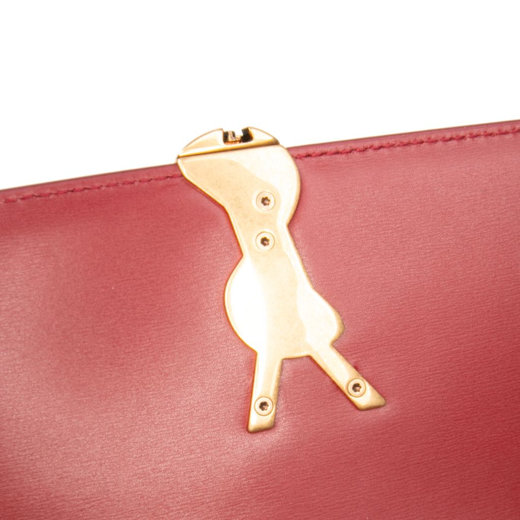 Saint Laurent Medium Calfskin Solferino Satchel In Box - Image 10