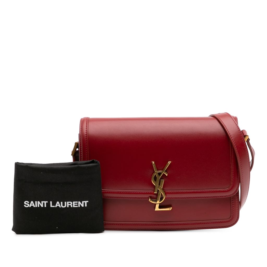 Saint Laurent Medium Calfskin Solferino Satchel In Box - Image 12