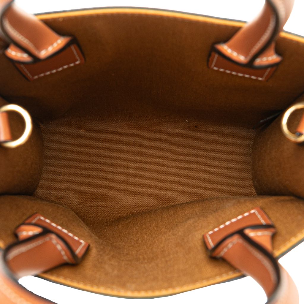 Celine Mini Triomphe Coated Canvas Vertical Cabas Satchel - 4