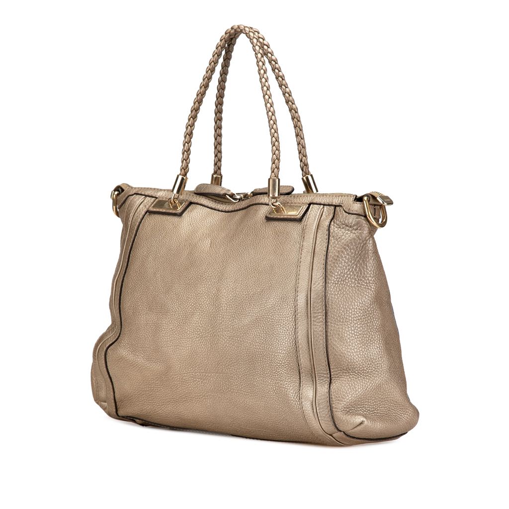 Gucci Large Leather Bella Tote - 2