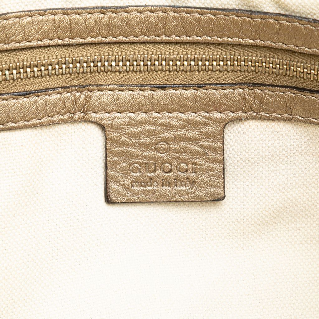 Gucci Large Leather Bella Tote - 5
