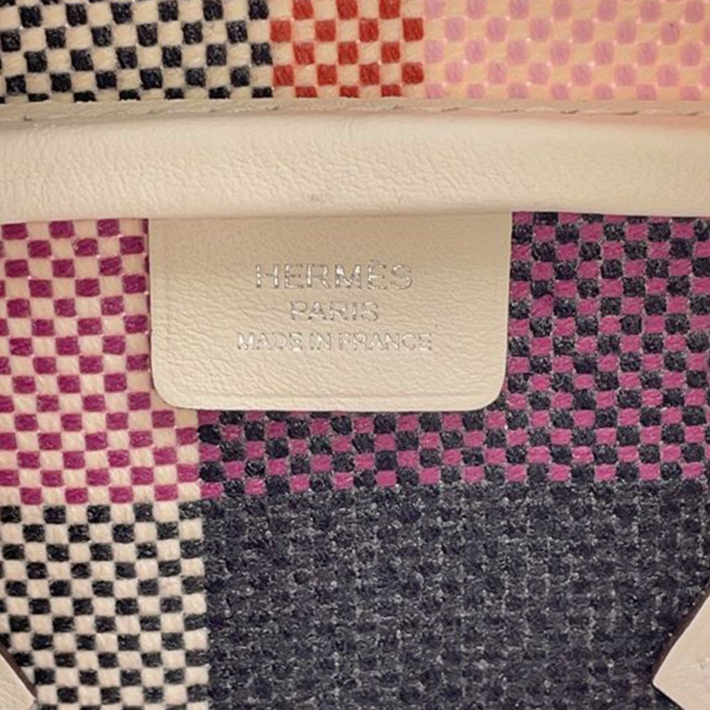 Hermès Mini Toile and Swift Victoria III Fourre Tout - Side view