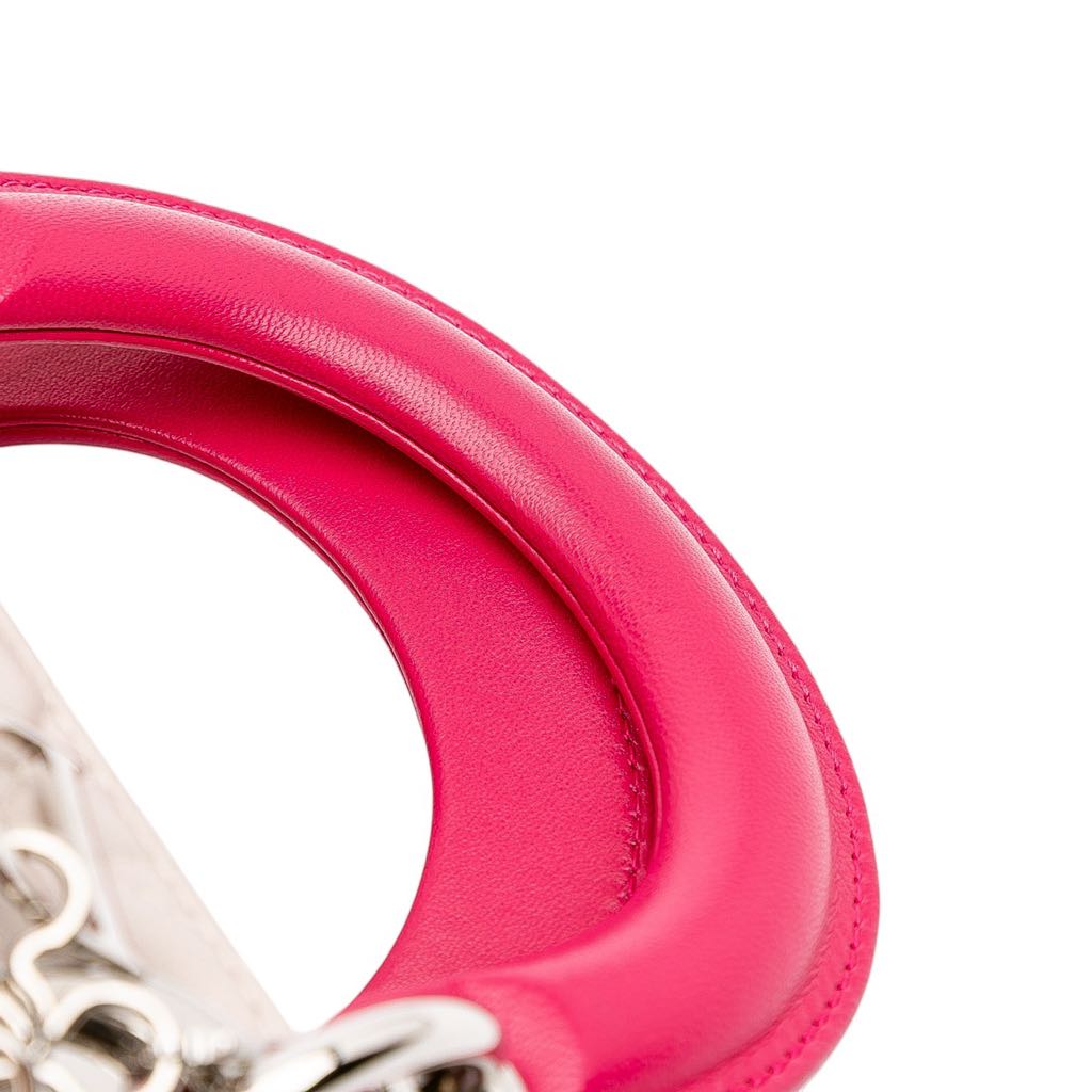 Dior Mini Tricolor Lambskin Cannage Lady Dior - Image 10