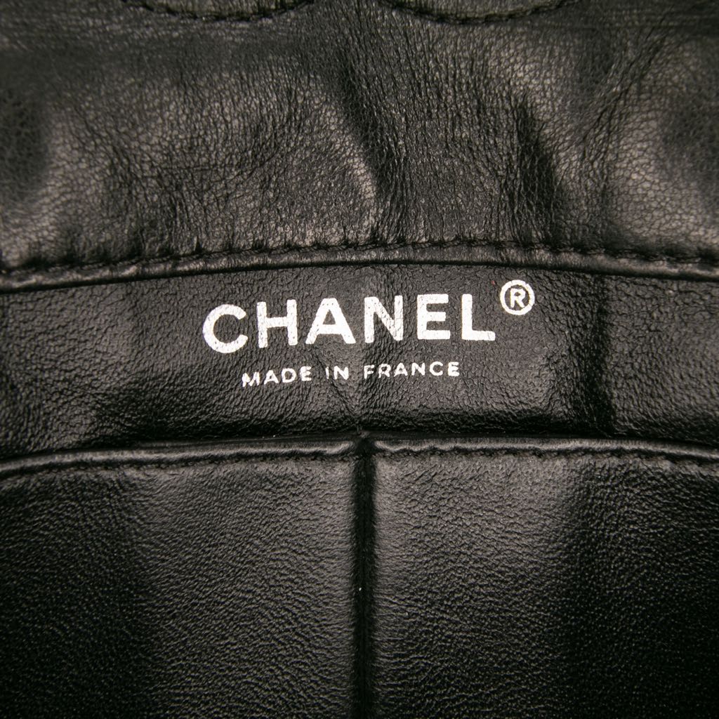 Chanel Medium Classic Canvas Sequin Stripes Double Flap - 5