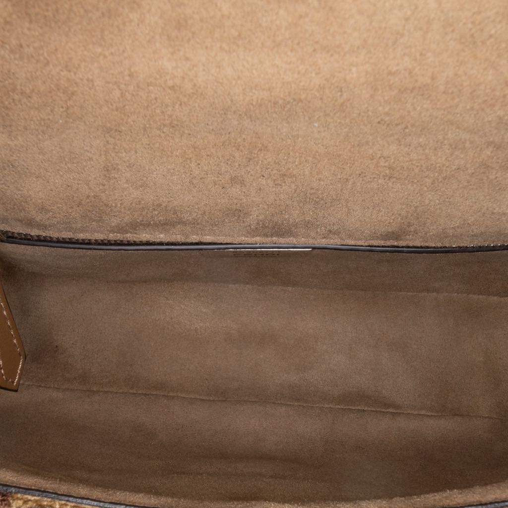 Fendi Zucca Wool Chain Midi Baguette - 4