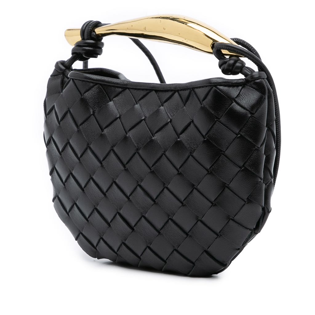 Bottega Veneta Baby Lambskin Intrecciato Sardine - 2
