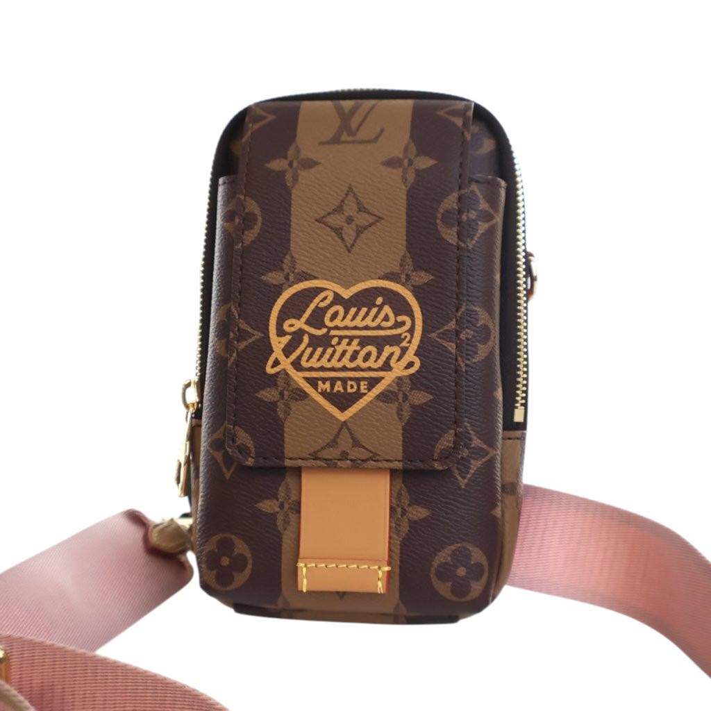 Louis Vuitton Nigo Monogram Reverse Double Phone Pouch - Back view
