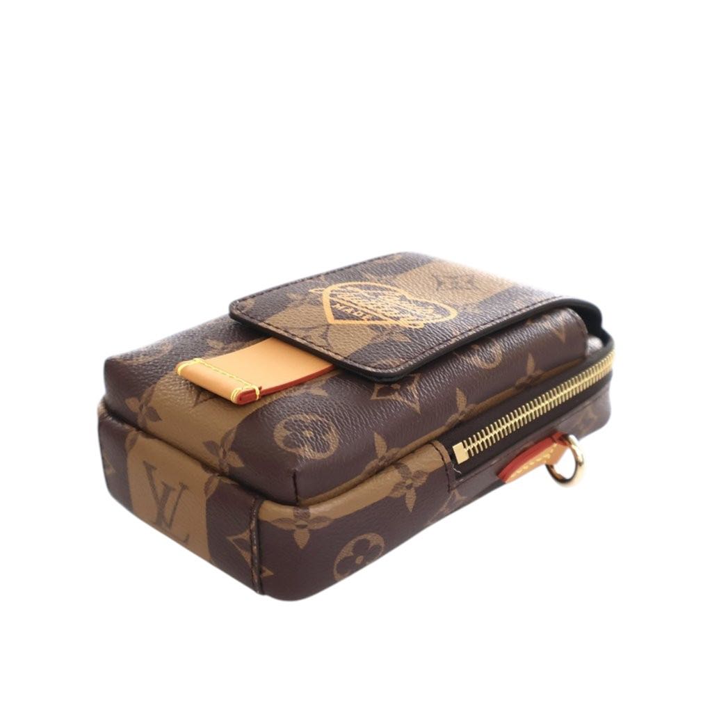 Louis Vuitton Nigo Monogram Reverse Double Phone Pouch - Image 11