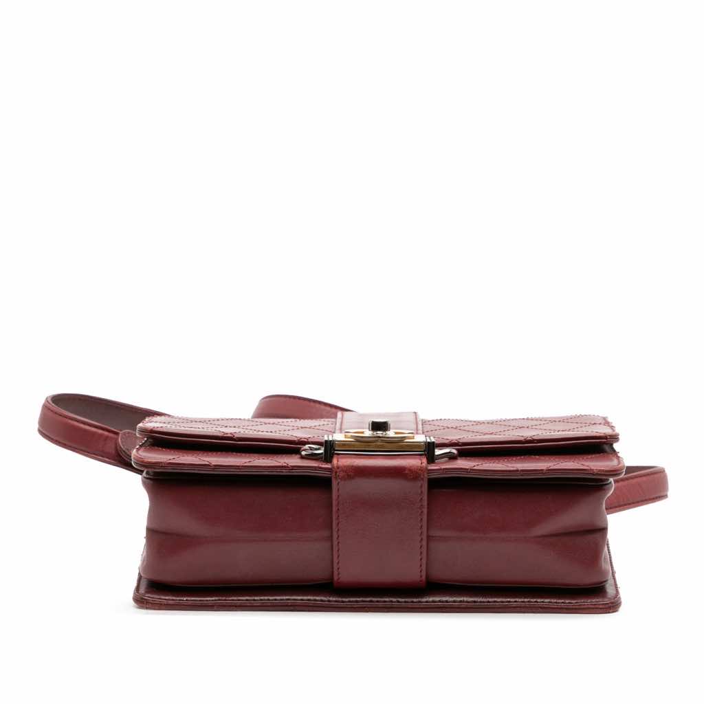 Chanel CC Stitched Calfskin Chain Flap - Image 6