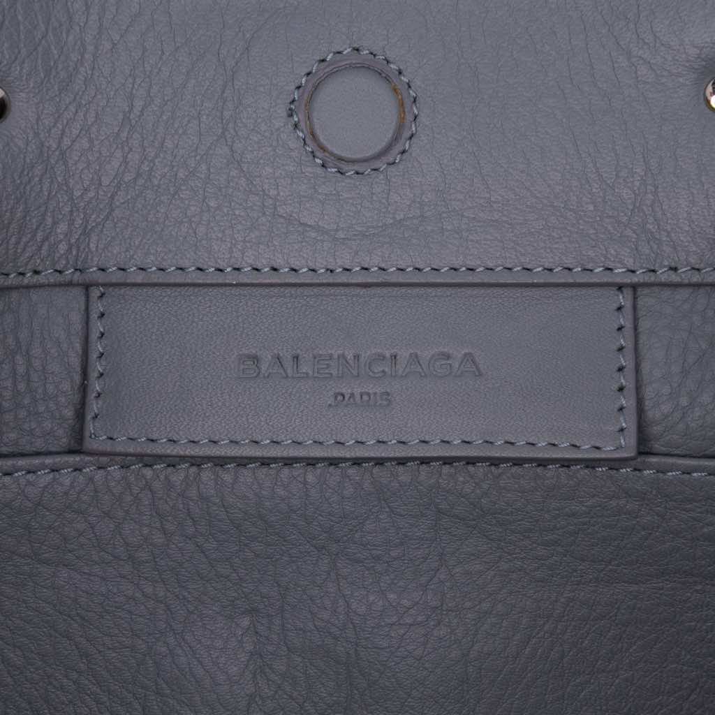 Balenciaga Mini Leather Papier A4 Zip Around Satchel - Side view