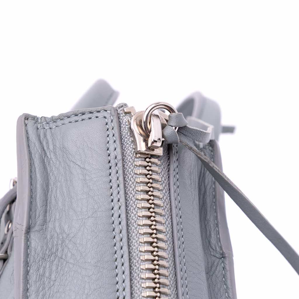 Balenciaga Mini Leather Papier A4 Zip Around Satchel - Detail 2