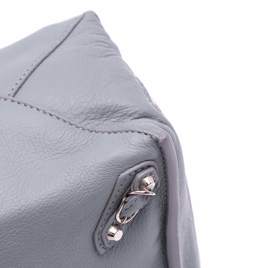 Balenciaga Mini Leather Papier A4 Zip Around Satchel - Image 12