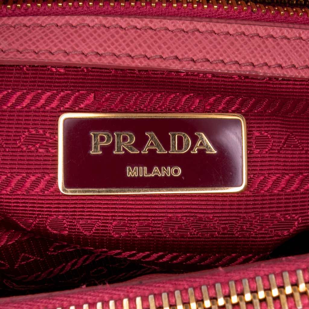 Prada Medium Saffiano Lux Galleria Double Zip Tote - Side view