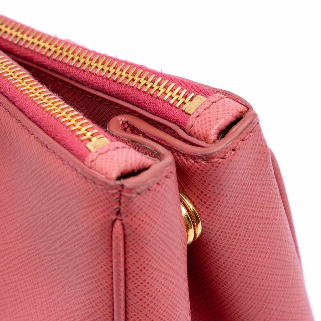 Prada Medium Saffiano Lux Galleria Double Zip Tote - Image 11