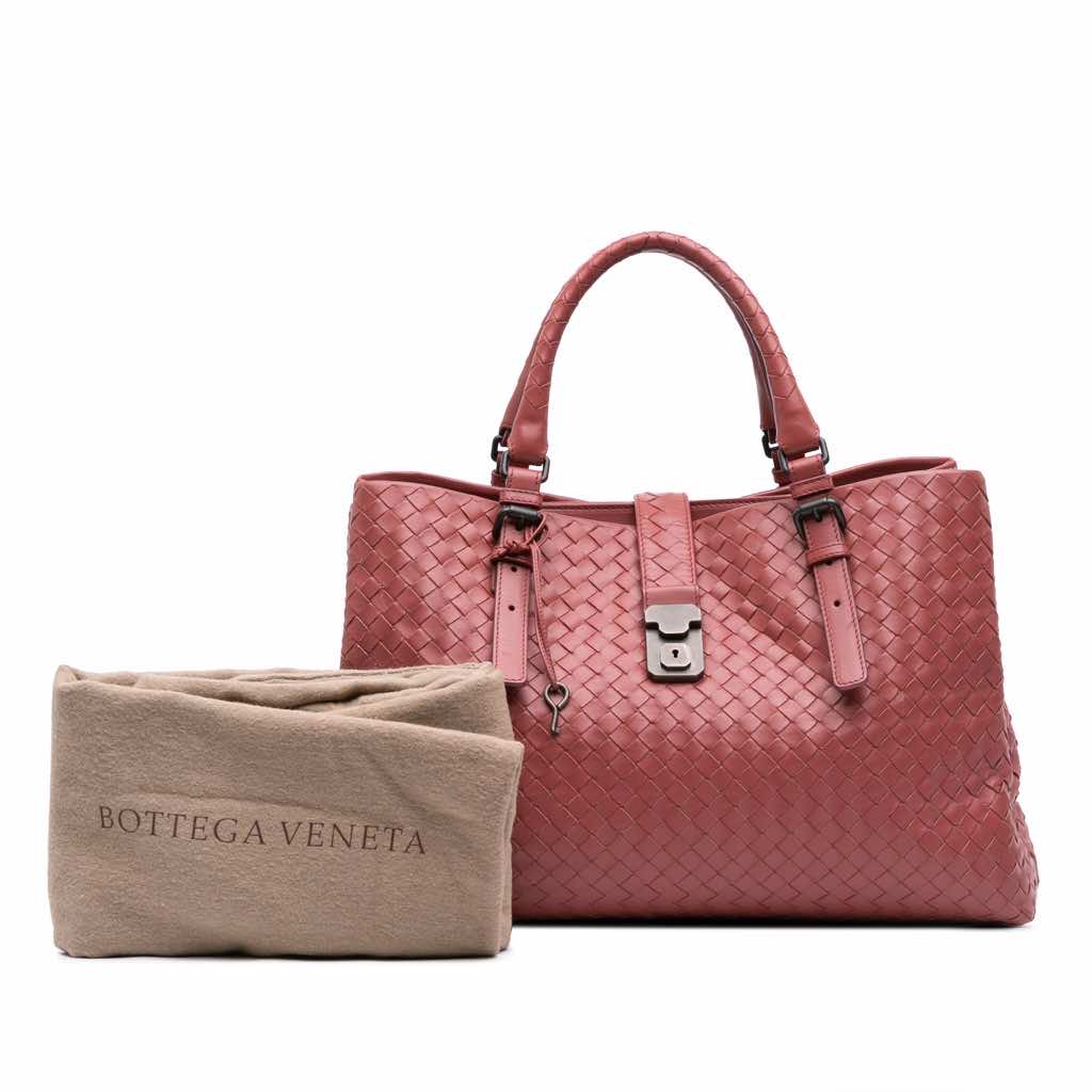 Bottega Veneta Medium Nappa Intrecciato Roma Tote - Image 12