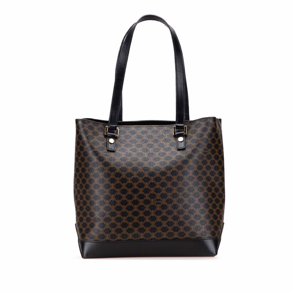 Celine Macadam Coated Canvas Tote