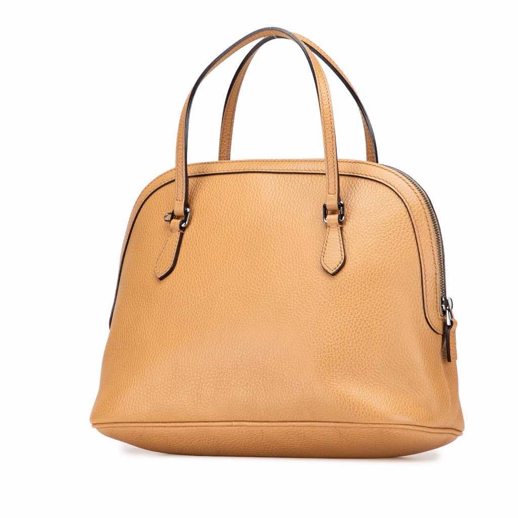 Gucci Medium Leather Dome Satchel - Back view