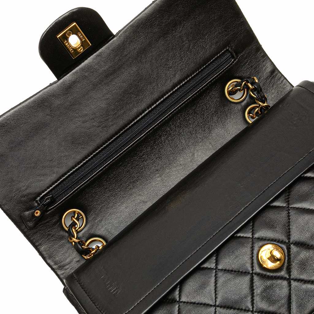 Chanel Medium Classic Lambskin Double Flap - Image 10