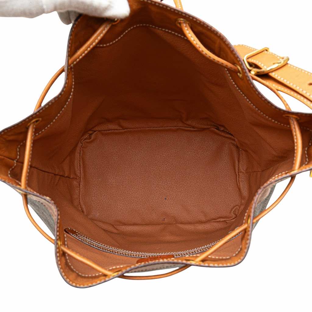 Celine Macadam Coated Canvas Drawstring Bucket Bag - 4