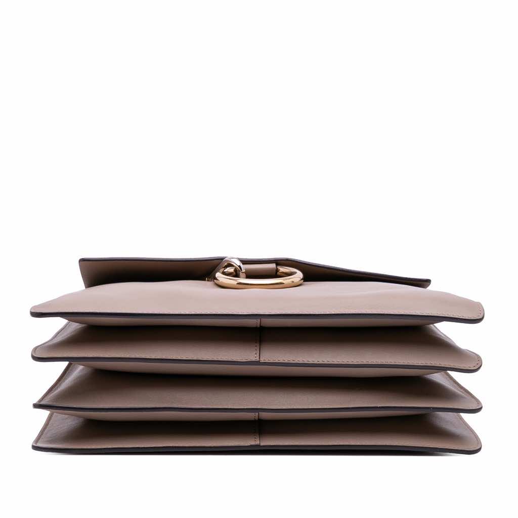 Chloé Medium Leather Faye Shoulder Bag - 3