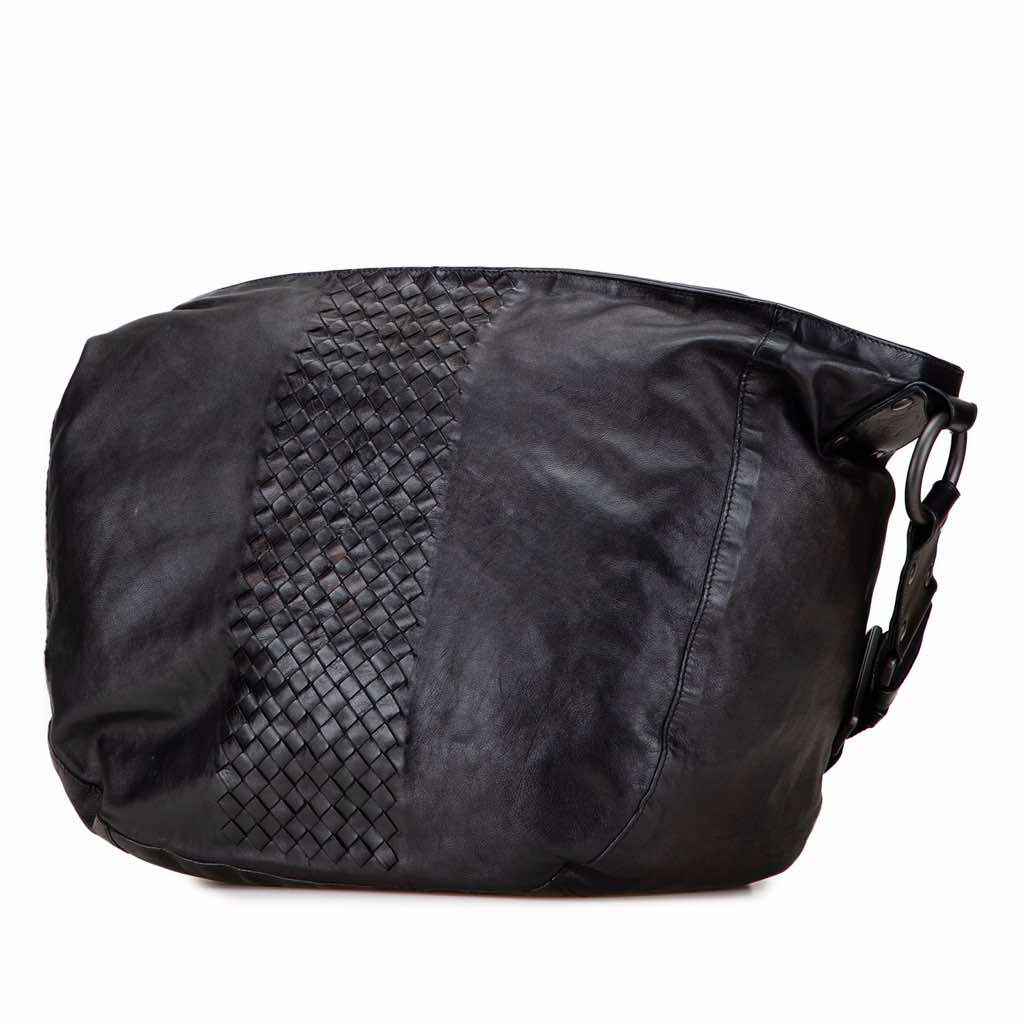 Bottega Veneta Intrecciato Trimmed Nappa Crossbody - Back view