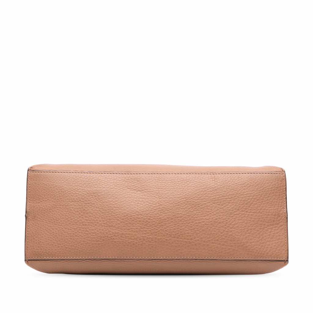 Gucci Medium Leather Bamboo Daily Satchel - Image 6